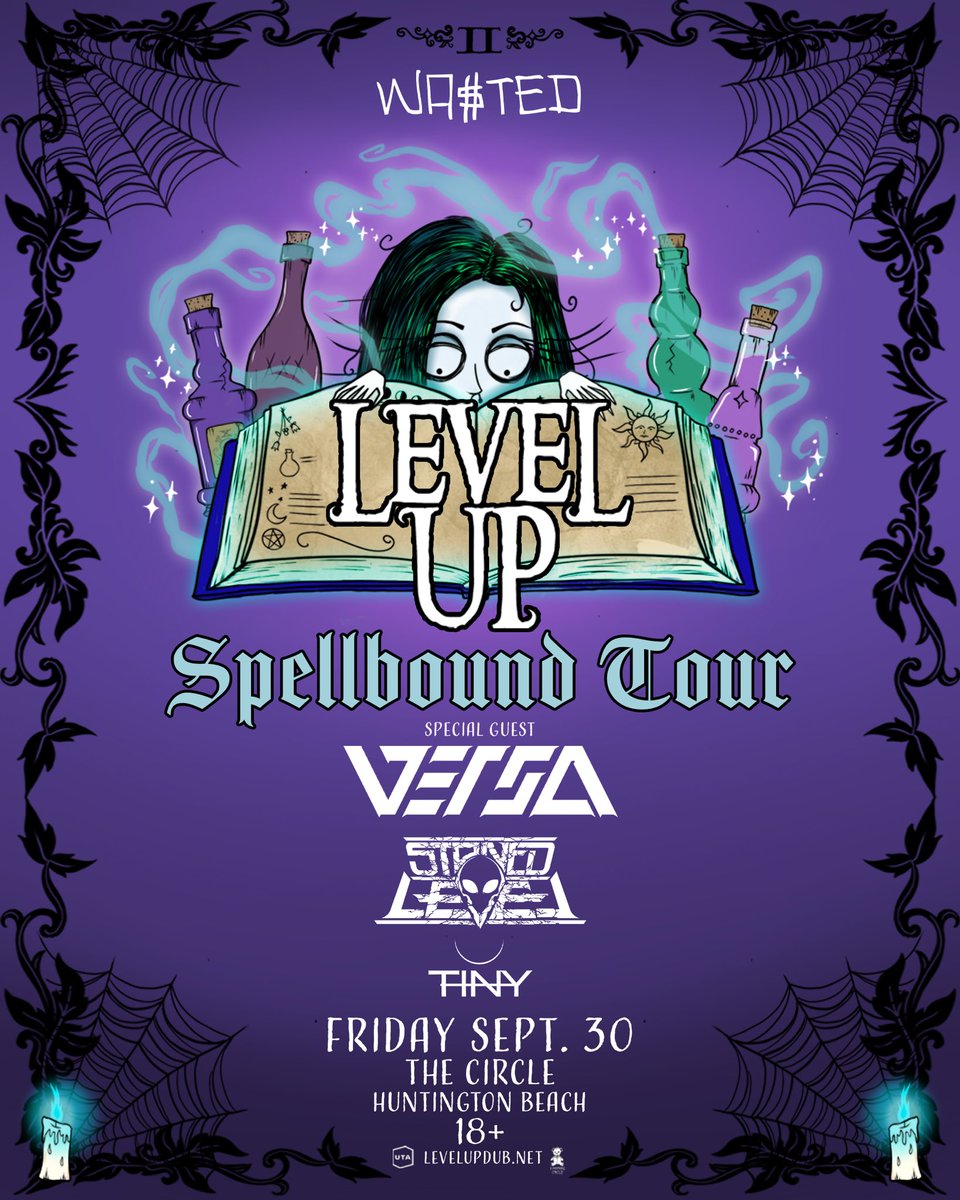 We're giving away "4 TICKETS" to “<a href="/levelupdub/">lil level up 🕸️🕯️</a>” this Friday 9/30 at The Circle in Huntington Beach

To enter you must:
1) Like &amp; RT this tweet
2) Reply to this tweet and tag 3 friends
3) All friends must follow us
4) Be 18+

Winners will be selected on 9/30 at 12pm