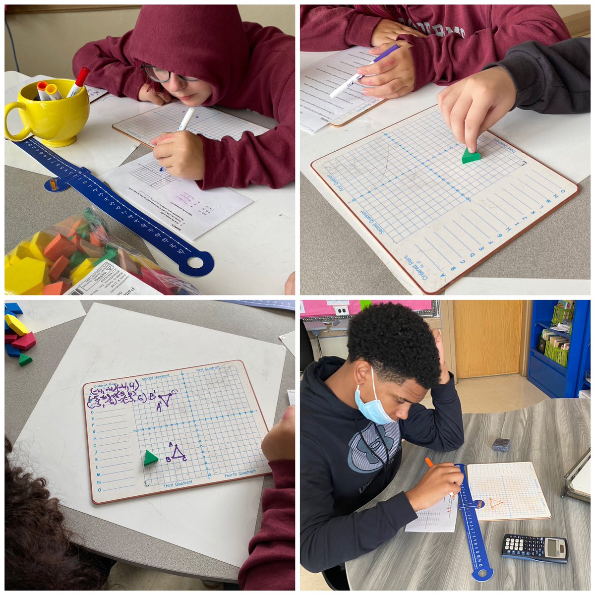 MelMMo's tweet image. #GeometryTransformations we practiced translating and reflecting figures on the coordinate plane. #nbad