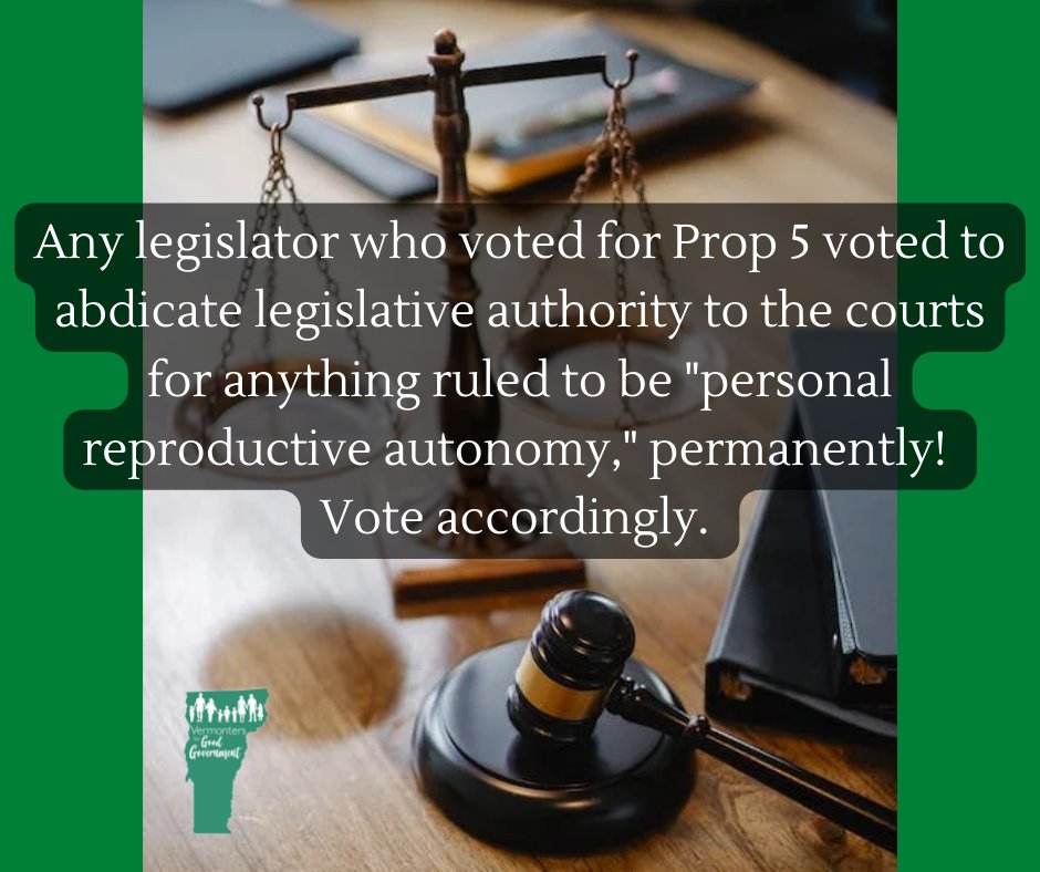 VFTCG's tweet photo. As the #VT election ballots hit mailboxes, it's important to remember something about #vtpoli in regards to #Prop5 #Article22 ... https://t.co/7VgC2ebijL
