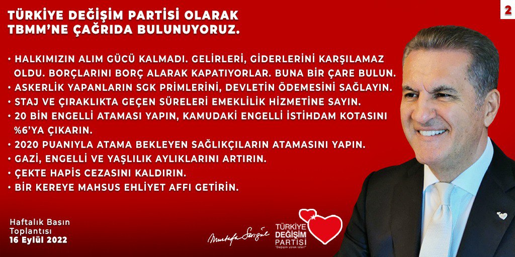 Bugün basın toplantısında da söyledim. 
Meclis açılır açılmaz #EYTEkimdeMecliseGelsin  
Aralık ayını, yeni yılı bekleyecek hal kalmadı. #EYTninCilesiMeclisteBitmeli