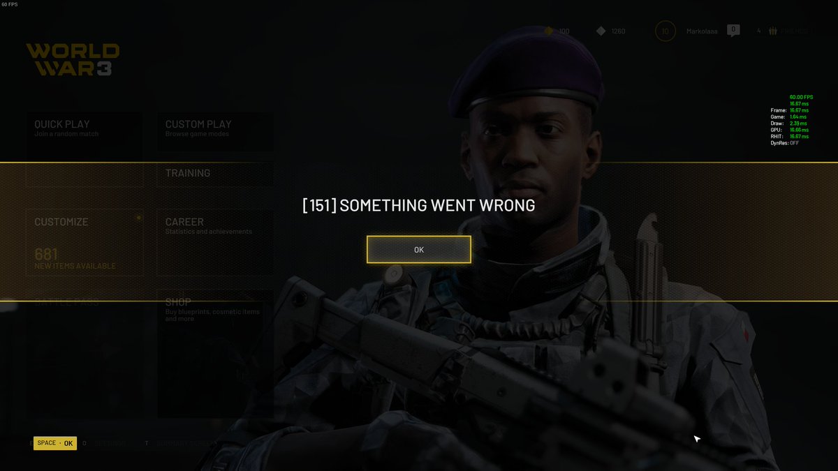 Markollaaa's tweet photo. @ww3thegame zzzzz https://t.co/2CV3C7tDQc
