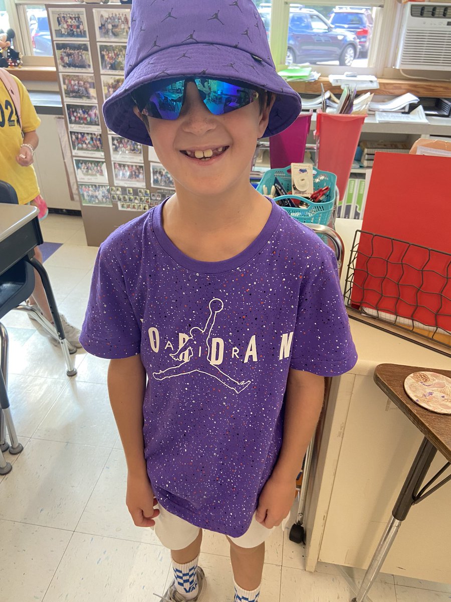 MrsClark131's tweet photo. This purple dude is 9 today!! Looking good Grady!!! https://t.co/OiSwYYzCvB