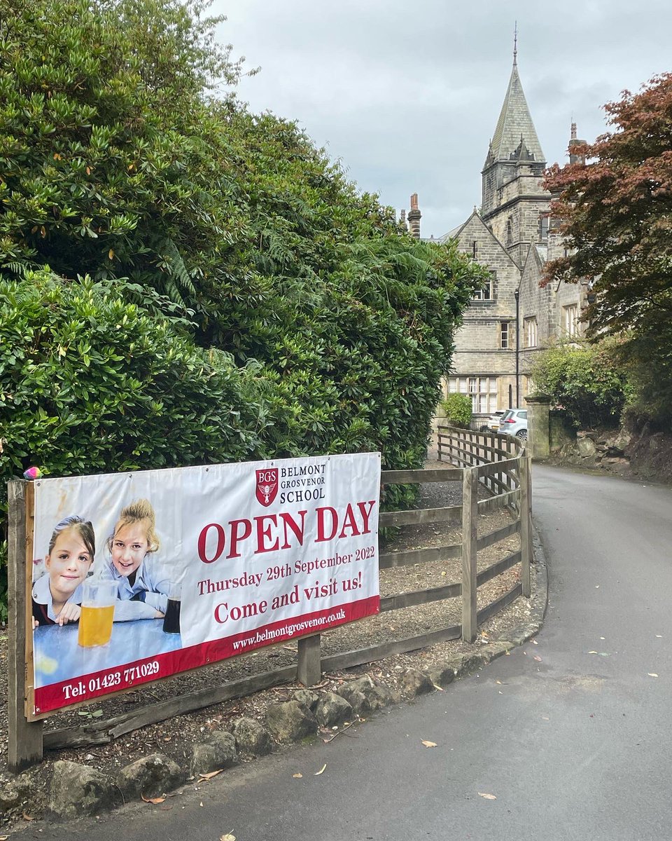 BelmontGrosveno's tweet photo. Hello #harrogatehour - it’s our Open Day on Thursday and we’d love to share the news. Come and visit our down-to-earth family school #harrogate #school #openday #NorthYorkshire #happychildren #happyprogress https://t.co/YmeVSvFeJA