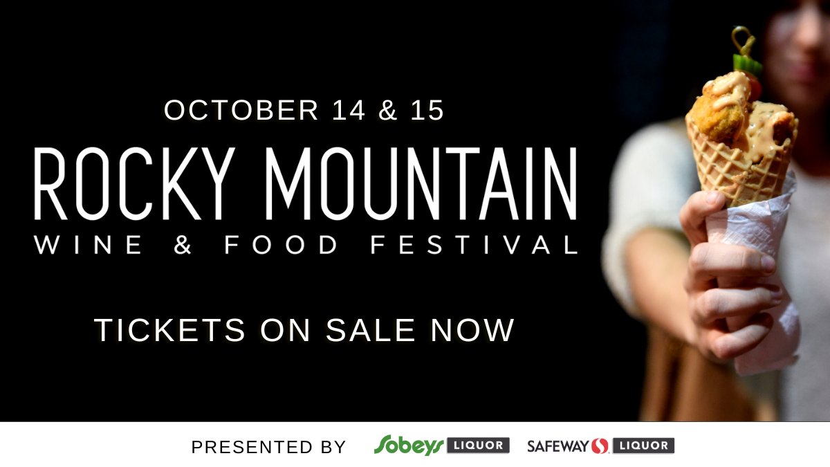 X929's tweet photo. You could win a 4-Pack of tickets to the @RockyWineFood Festival on October 14 &amp; 15 at the BMO Centre by tuning into X Afternoons this week, OR you could win a pair RIGHT NOW through hitting that RT BUTTON before midnight! 
WIN or GET your tickets today:
https://t.co/Z5rA1CoPlo https://t.co/G6Hw0SKNhB