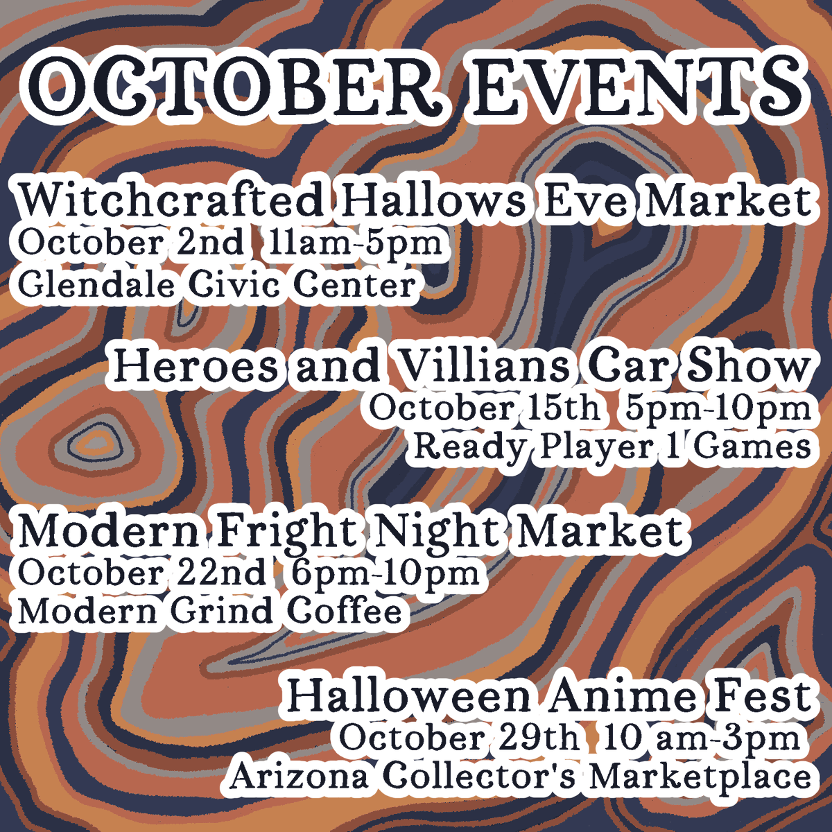 Quicksilver_Art's tweet photo. I'll hopefully manage to post a tarot card later, but for now, these are the events I'll be at in October! Hope to see you there!!
. 
. 
. 
#quicksilverirl https://t.co/oUvIUaswIY