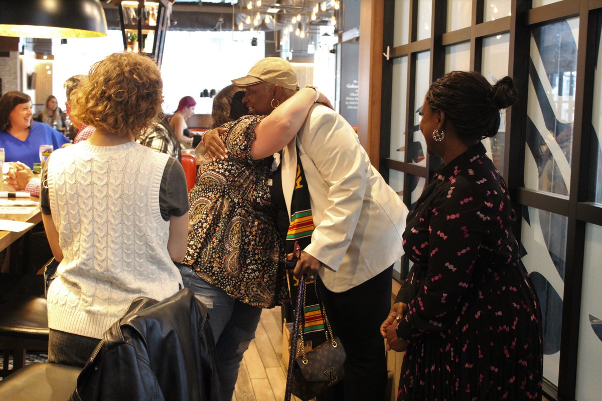 CoopMgmt's tweet photo. It wasn't the @smuhalifax convocation we planned for (cancelled!), but when #HurricaneFiona gives you lemons, we #cooperators make lemonade! 🍋

Here's a glimpse of our improvised #graduation celebration with the 2019 Masters class. Give them big congrats!🎉🎓 #CoopEd #Principle5 https://t.co/5lAUVDjXwC