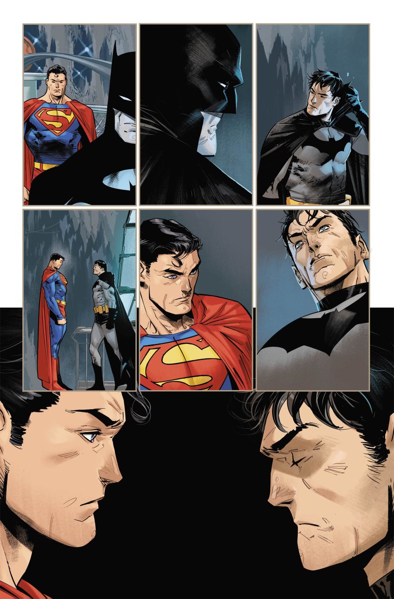 Take that damned mask off or I'll take it off for you.
@zdarsky @tomeu_morey  #superman #batman 