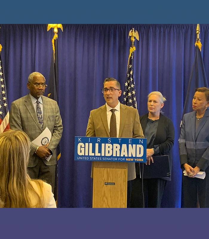 HispanicFed's tweet photo. Today, @HispanicFed President and CEO @frankiemiranda_ joined #NY Senator @gillibrandny, @RepGregoryMeeks and @NydiaVelazquez to call for billions in comprehensive federal relief for #PuertoRico. Read more here: https://t.co/2KLiUCDO4k #TakeAction4PR https://t.co/kCWu8KVaTC