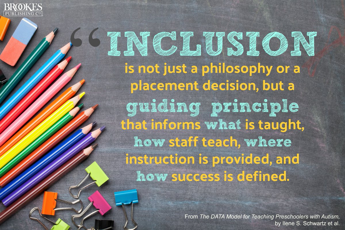 #Inclusion is not just a philosophy or a placement decision, but a guiding principle. #education #bettertogether