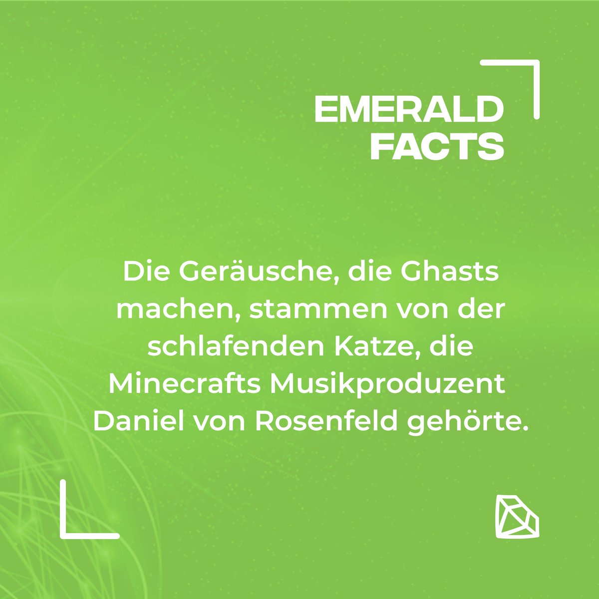 EmeraldHostDE's tweet photo. Wie sind die #Geräusche von #Ghasts eigentlich entstanden? 😱 #EmeraldFacts https://t.co/2QAoD5hU4m