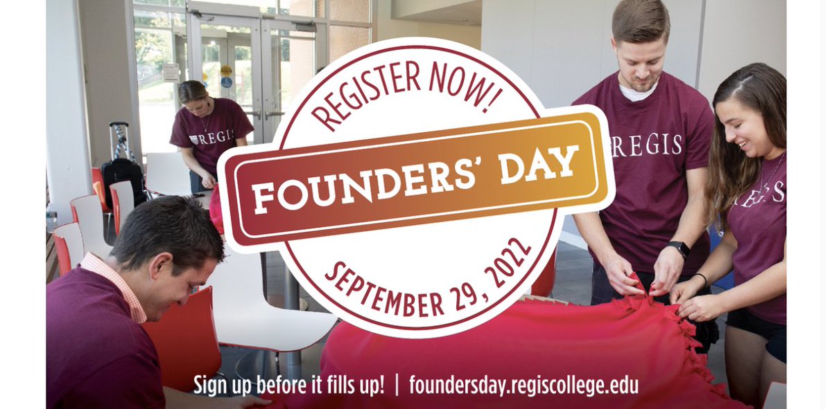 Today at 5:00pm is the LAST day to sign up for Founder’s Day activities! If you have not signed up yet, check your email for the link!