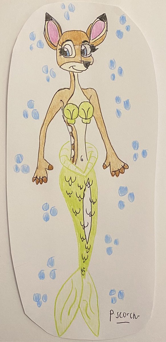 PirateScorcher's tweet photo. 🧜🏻♀️Mer-deer faline🧜🏻♀️
Faline looking beautiful as queen of the underwater forest
#disney #bambi #mermaid #faline https://t.co/iSxFJ1oVK1