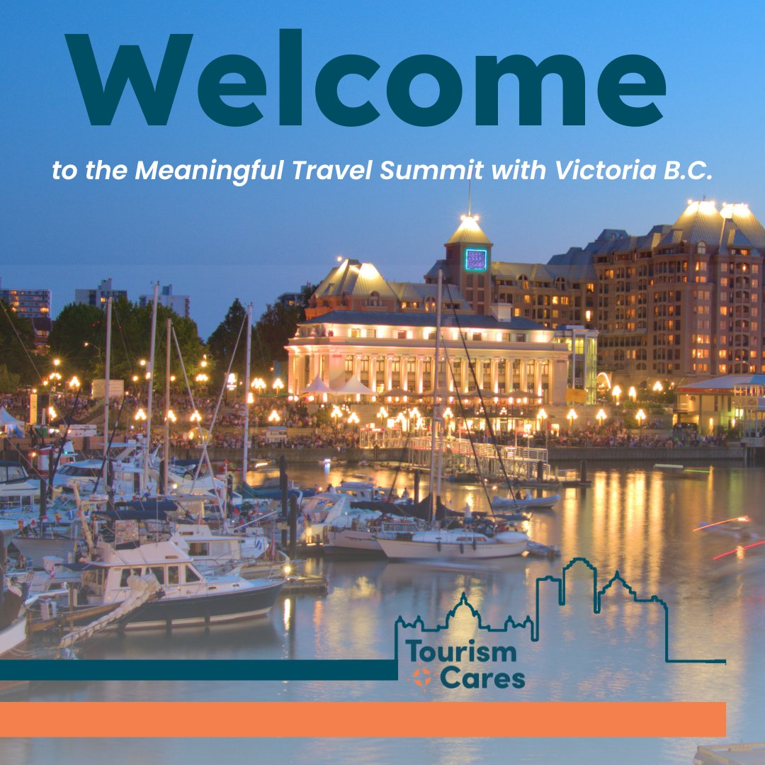 To those of you joining us in Victoria, WELCOME! If we aren't able to make it to this Meaningful Travel Summit follow along on social this week for an inside look into meaningful travel experiences in Victoria.
