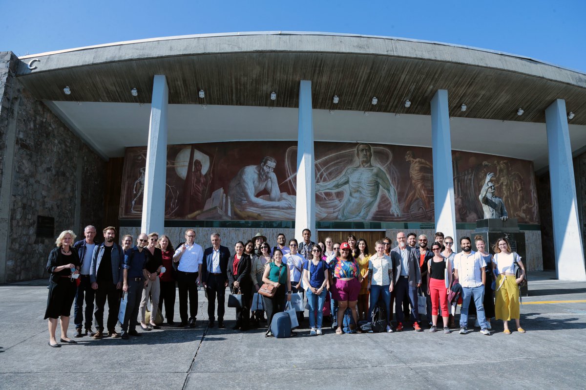 CalasCenter's tweet photo. 🤓 Our Summer School «Environments of #Inequality. #Crises, #Conflicts, #Comparisons» has been opened today 🥳.
We welcome all 22 participants, lecturers, &amp; organizers from Latin America, Europe &amp; Asia 🌎.
May this be a week of fruitful debate on our horizontal research hub! 🧠. https://t.co/HQ2KXfKQFj