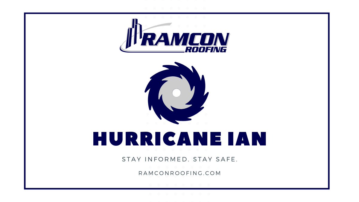 RAMCON_Roofing's tweet photo. Hurricane season is upon us and we are #prepared for #hurricaneian. RAMCON is here to help with all your #roofing needs, before and after the storm. https://t.co/3ykMGMH3Pd // 877-726-2661 https://t.co/D7Kn8JtMML