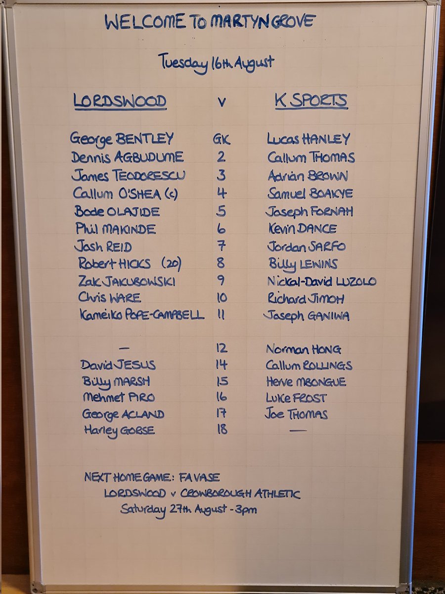SCEFLeague's tweet photo. Elite level writing on these Whiteboards!

Surely the neatest in Non League Football?

🖊️👏 https://t.co/RrEuRTQteD
