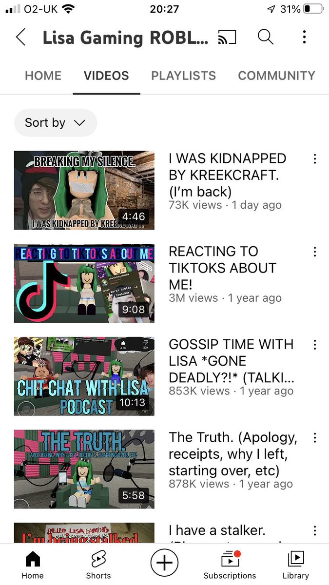 Welp Lisa is back. Idk if this is already started but I wanna start a new trend. #takedownLisaGaming