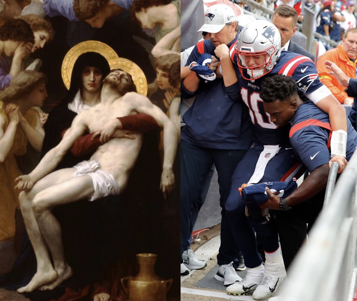 13th station of the cross “Jesus is taken down from the cross” — 2nd loss of the season “Mac is taken down from the field”
<a href="/patspulpit/">Pats Pulpit</a> #patriots