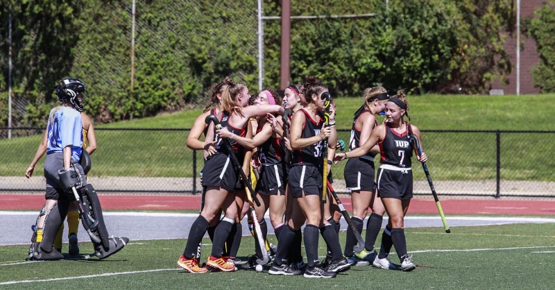 ThePennIUP's tweet photo. Sports: After a loss, @IUPfieldhockey bounced back to a win against Coker.