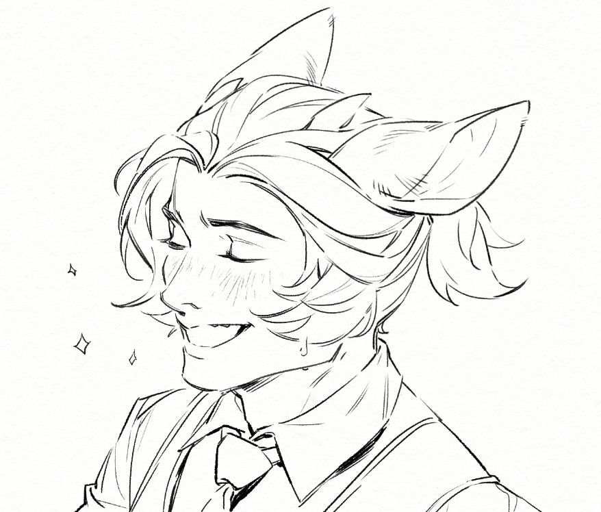 i wanted to draw something for myself before commissions
i freaking love drawing his ears 