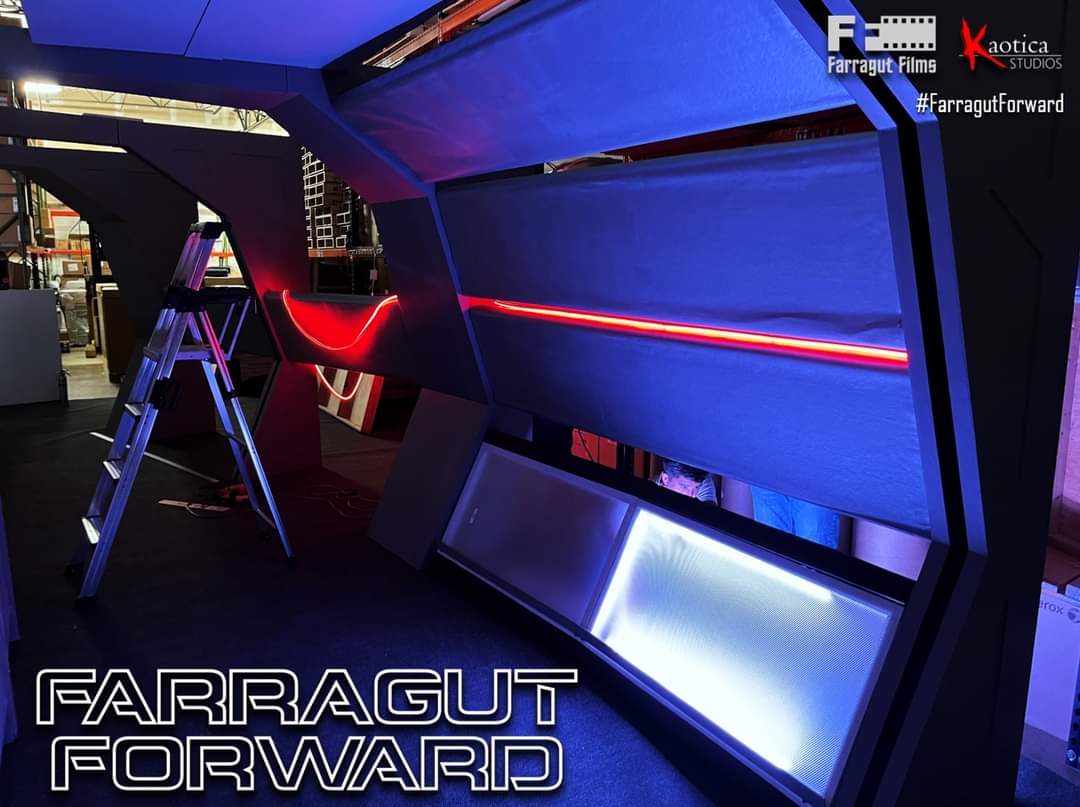 Building a starship is hard work! 🔥🔥🔥

Our amazing crew has been working overtime building various sets, wardrobe, and props for #FarragutForward! Cameras roll in October and we couldn't be more excited.
#FarragutFilms #KaoticaStudios #StarTrek #FanFilm #Sets #SetConstruction
