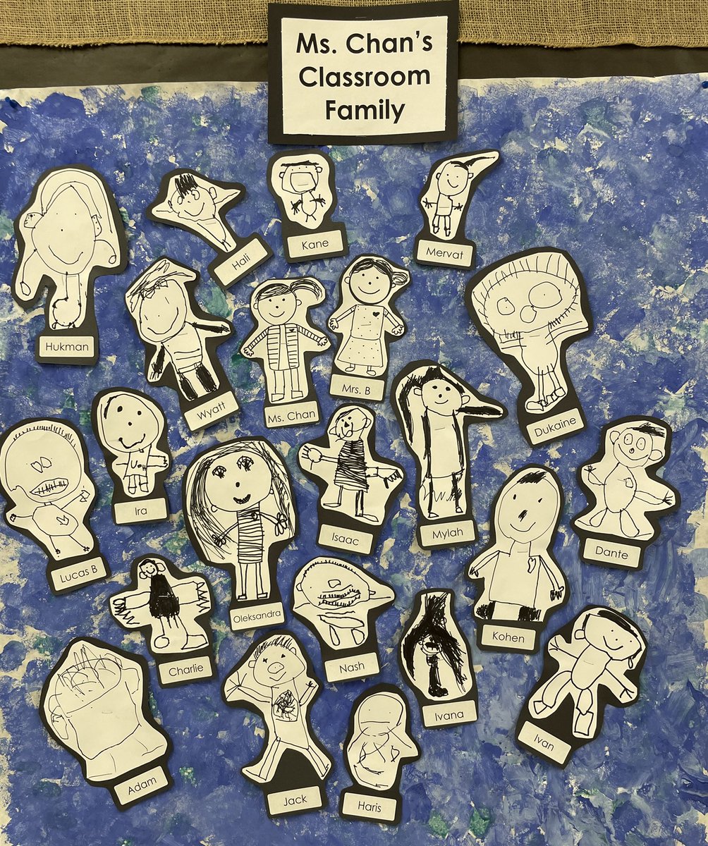 copperfieldkin1's tweet photo. After reading “Our Class is a Family by Shannon Olson, we talked about how we are building our Kindergarten family with all of our unique talents and caring for one another. #wearecbe #kindergarten #art https://t.co/DZwLgxvTJd