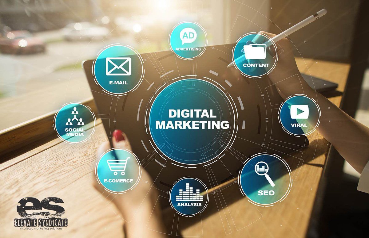 Elev8Syndicate's tweet photo. It's a big world out there. Make sure you are utilizing the proper tools to digitally promote your brand or business. We're here to help! https://t.co/TdMZvxYTSR

#digitalstrategy #advertising #marketing https://t.co/hIliKcrNhX