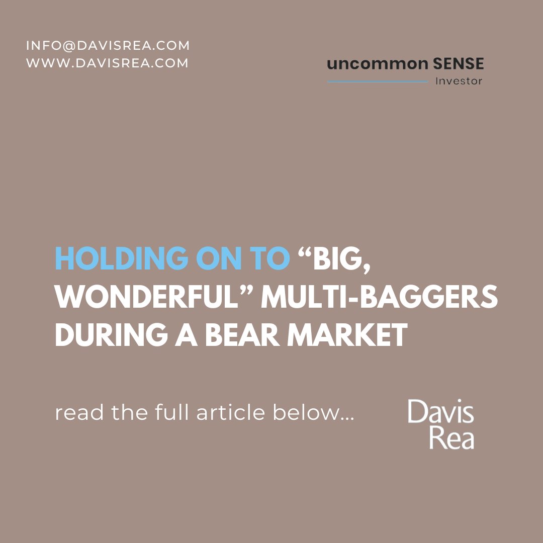 DavisReaLtd's tweet photo. We’re back with Chris Mayer to talk some sense into us during this bear market. Following media narratives and short-term thinking can be very detrimental to your portfolio. Learn more and read the full article with Uncommon Sense Investor. 

https://t.co/xHoFiZWUZ1 https://t.co/w9MlL1QCcL