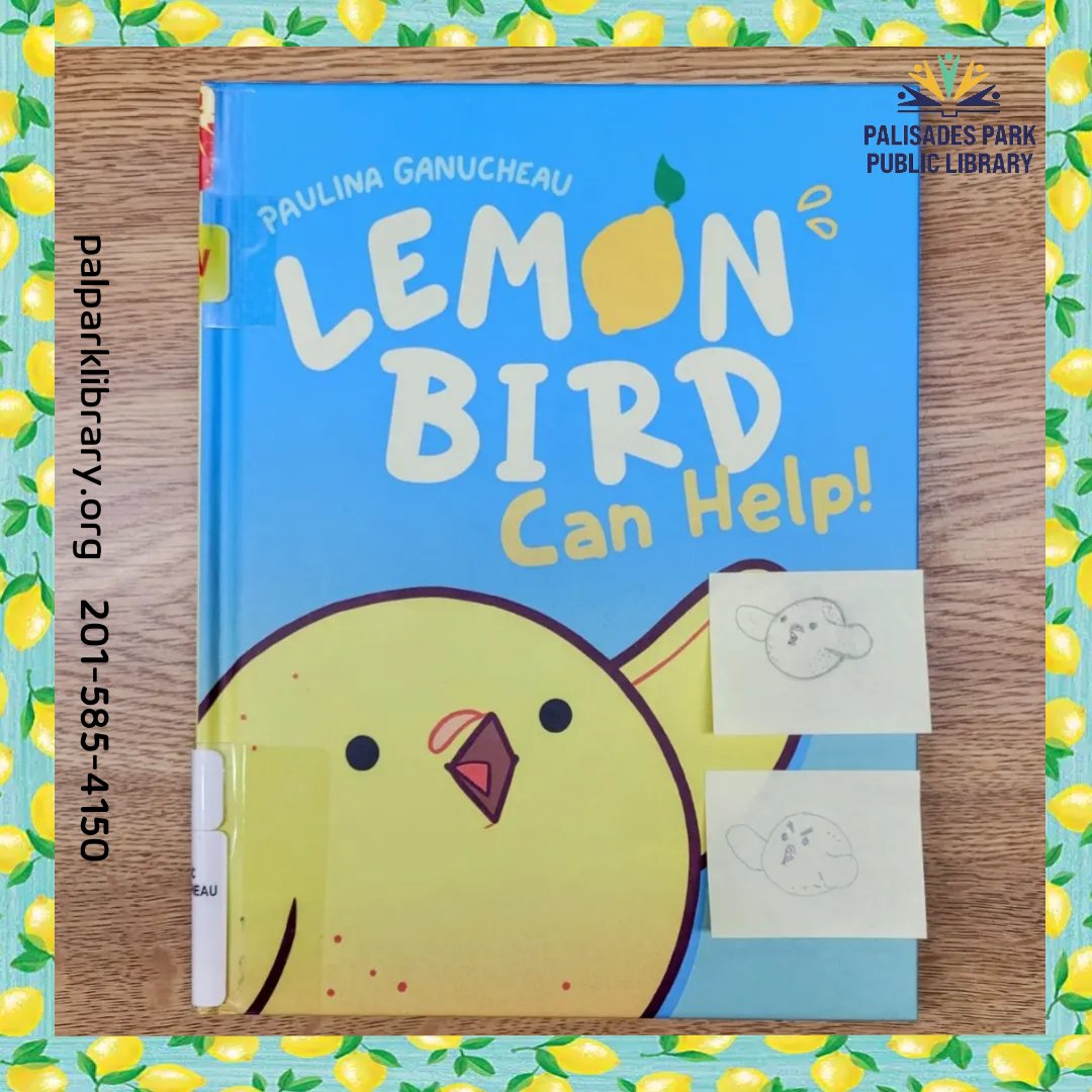 palparklibrary's tweet photo. Palisades Park Library staff are having fun trying to draw Lemon Bird! Come check out this awesome book by Paulina Ganucheau and give it a try too! #lemonbird #palisadesparkpubliclibary #bcclsunited #palisadesparknj #bccls @PlinaGanucheau https://t.co/t2IsFBYjIJ