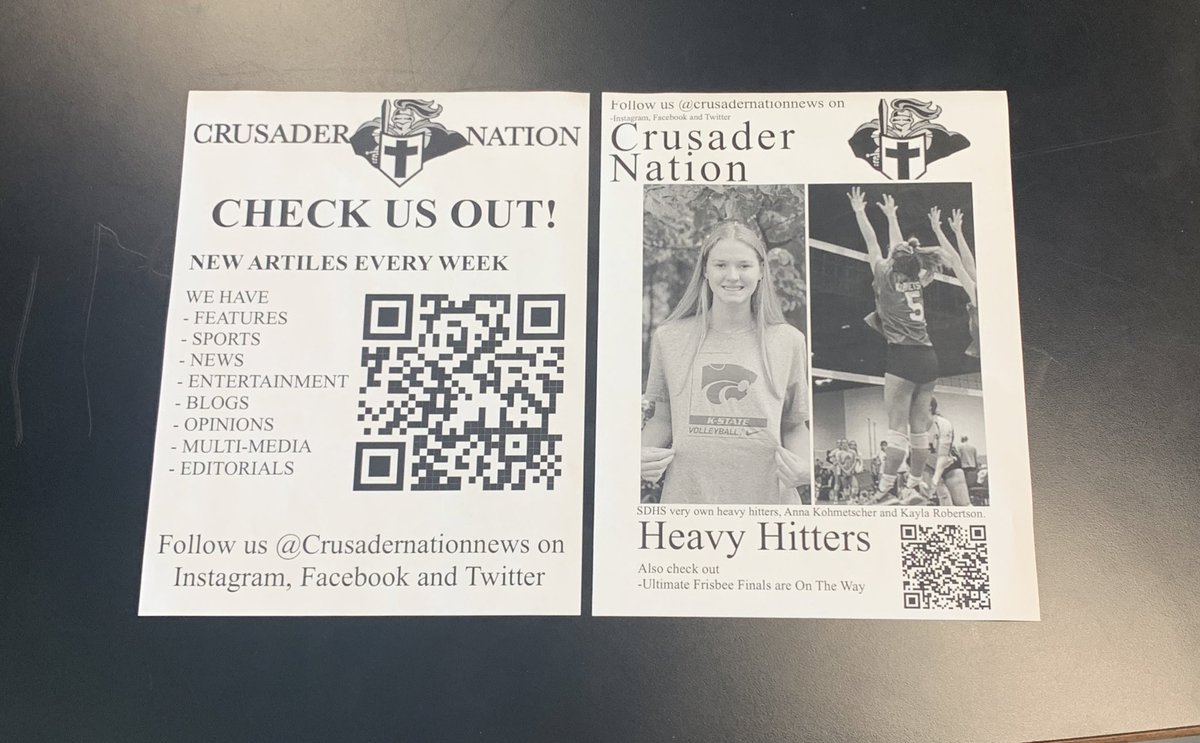 sdhs_CN's tweet image. Keep and eye out for our QR codes around school👀