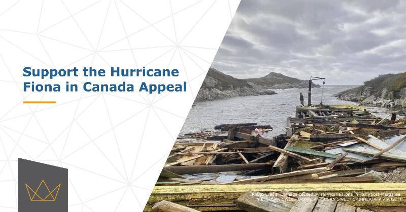 SovInsurance's tweet photo. Hurricane Fiona swept through the Eastern Canada over the weekend. To support those affected, Sovereign is donating $15,000 to the Canadian Red Cross Hurricane Fiona in Canada Appeal. For anyone looking to support our friends in Eastern Canada please consider making a donation.