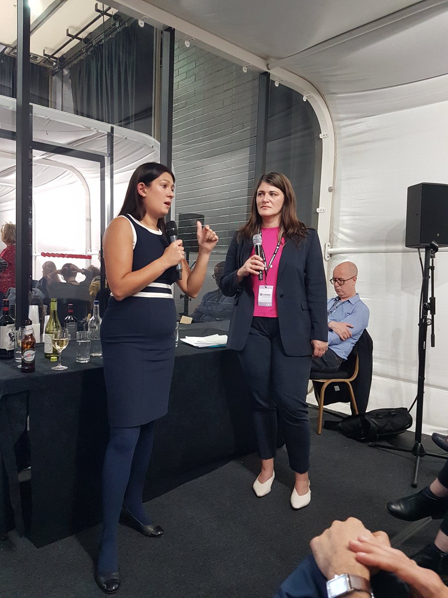 Excellent event this evening by <a href="/Demos_Org/">Demos</a> and <a href="/local/">enemenemeck</a> In conversation with <a href="/lisanandy/">Lisa Nandy MP</a>. Nandy says rebalancing of power and wealth will be a central aim of a Labour government with local development strategies driven by local people who have a stake in the outcome