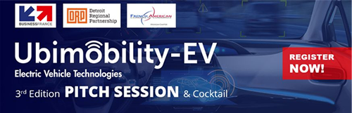 FranceinChicago's tweet photo. Sept. 28: Ubimobility-EV Pitch Session & Cocktail. Join @businessfrance, @DetroitRegional & @FACCMichigan for an exclusive opportunity to meet with 8 new French🇫🇷 innovative startups in #ElectricVehicle tech during their stop in #Detroit.
➡️ https://t.co/mpwU8f4UsU
#Ubimobility https://t.co/ZfqKkvhoEJ