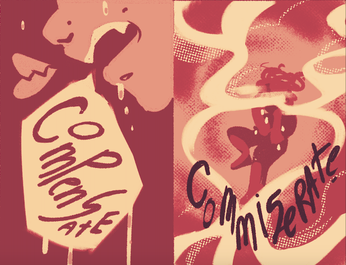 「small lyric zine about gender angst and 」|max 💿💥busy modeのイラスト