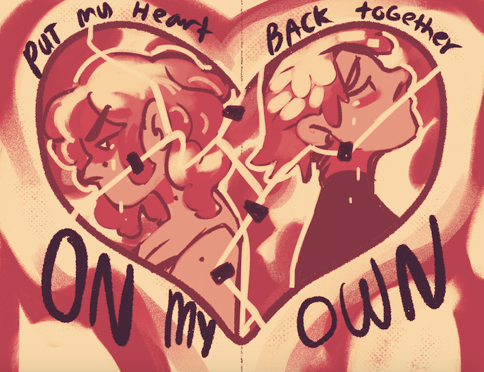 「small lyric zine about gender angst and 」|max 💿💥busy modeのイラスト