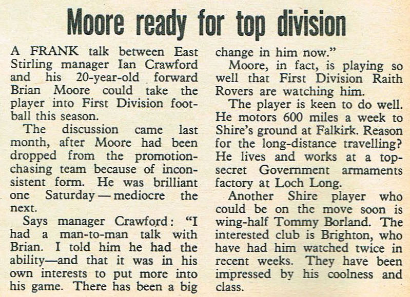 ScotsFootyCards's tweet photo. Moore ready for top division #BrianMoore #IanCrawford #EastStirling #Goal 1968-12-21 https://t.co/H2373wJMvg