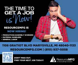 PHRock1055's tweet photo. Brad Biewer will be broadcasting live on location this Thursday at Resource MFG (Marysville, MI) for their hiring event!

Stop by and see us from 2-4, sign up for your chance to win some prizes and find out how Resource MFG can hook you up with a great new job! https://t.co/LRAcJFiHGR
