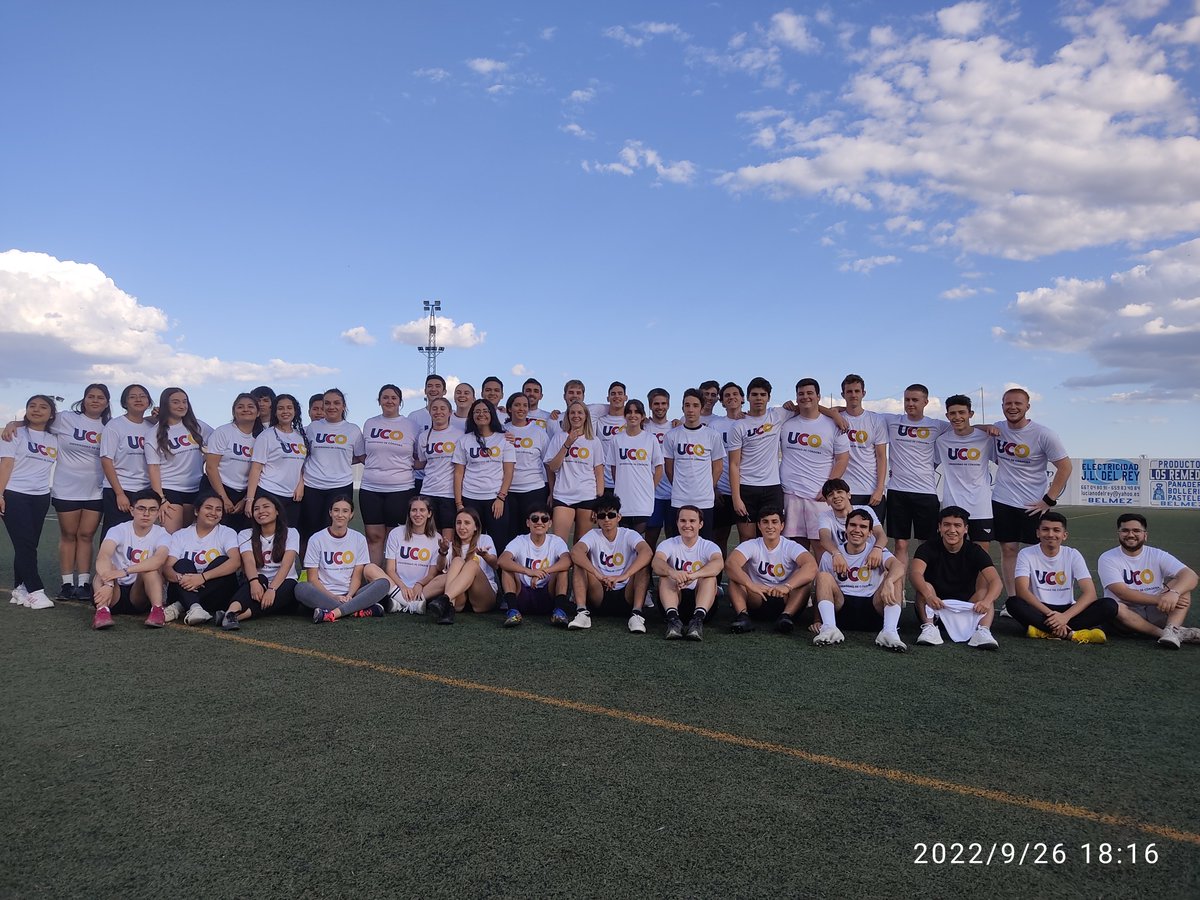 Esto se anima. Estupenda participación en la 1ª "healthy party", fiesta multideporte, de la #SemanaEuropeaDelDeporte en la <a href="/Univcordoba/">Universidad Córdoba</a>. Ha sido en el campus de Belmez en la <a href="/epsb_uco/">Escuela Politécnica Sup. de Belmez Univ. Córdoba</a> con colaboración del <a href="/EPSBconsejo/">Consejo EPSB</a> Mucha afición al deporte y mucho fútbol
#BeActive #BeUCOactive