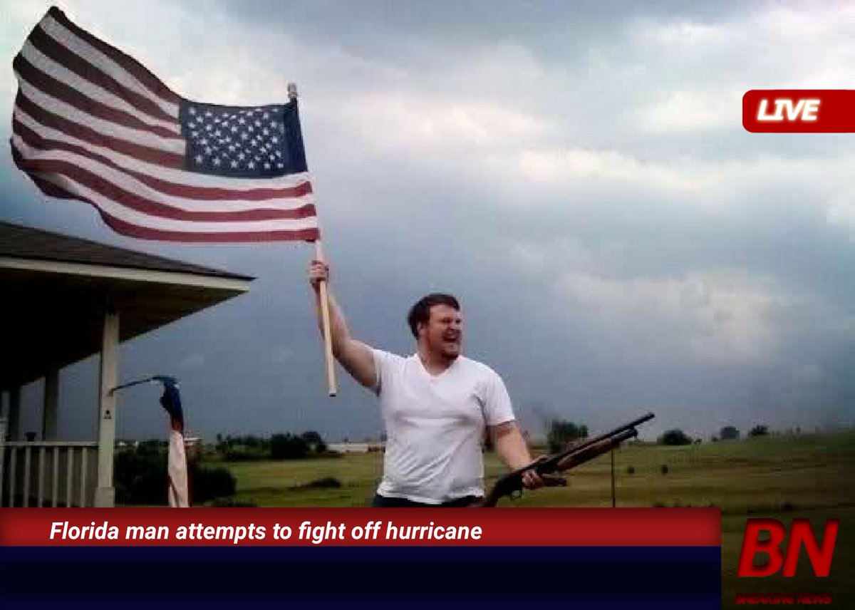 UFBarstool's tweet photo. All of us if Ian tries to cancel Football https://t.co/F9jQe4ZwKw