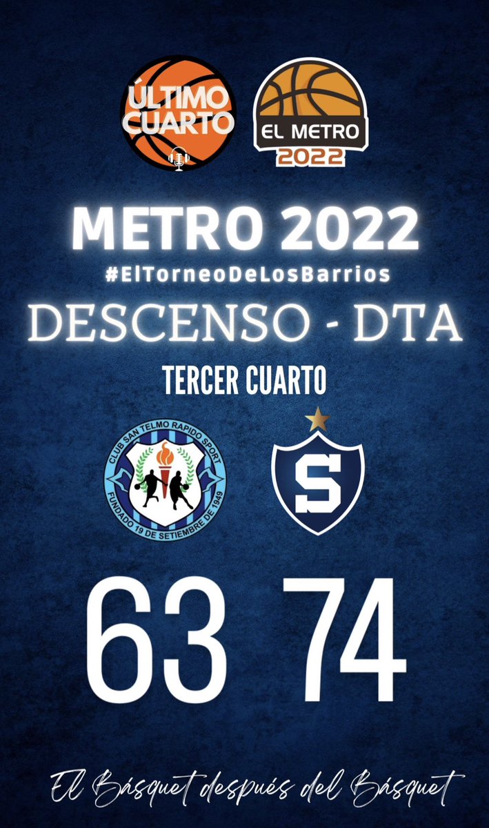 ultimocuartouy's tweet photo. Tercer cuarto entre @RapidoSan y @Stockolmoficial por el descenso a la #DTA2022 

📱 092 505 089
🔈 https://t.co/xcnMDkD183
#UltimoCuarto https://t.co/0HbvEcduea