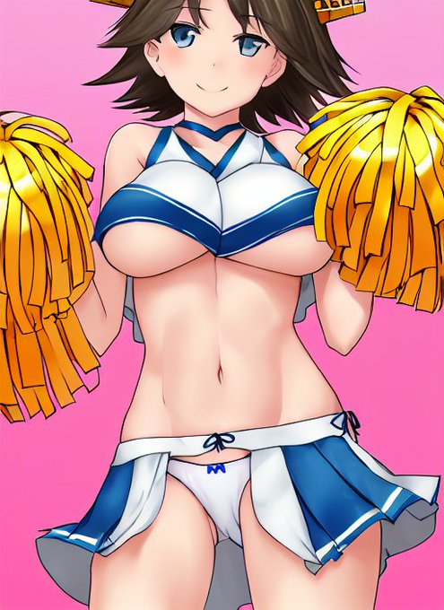 比叡に「ふれ💕ふれ💕おちんぽ💕がんばれ💕がんばれ💕おちんぽ💕」してほしい…… 