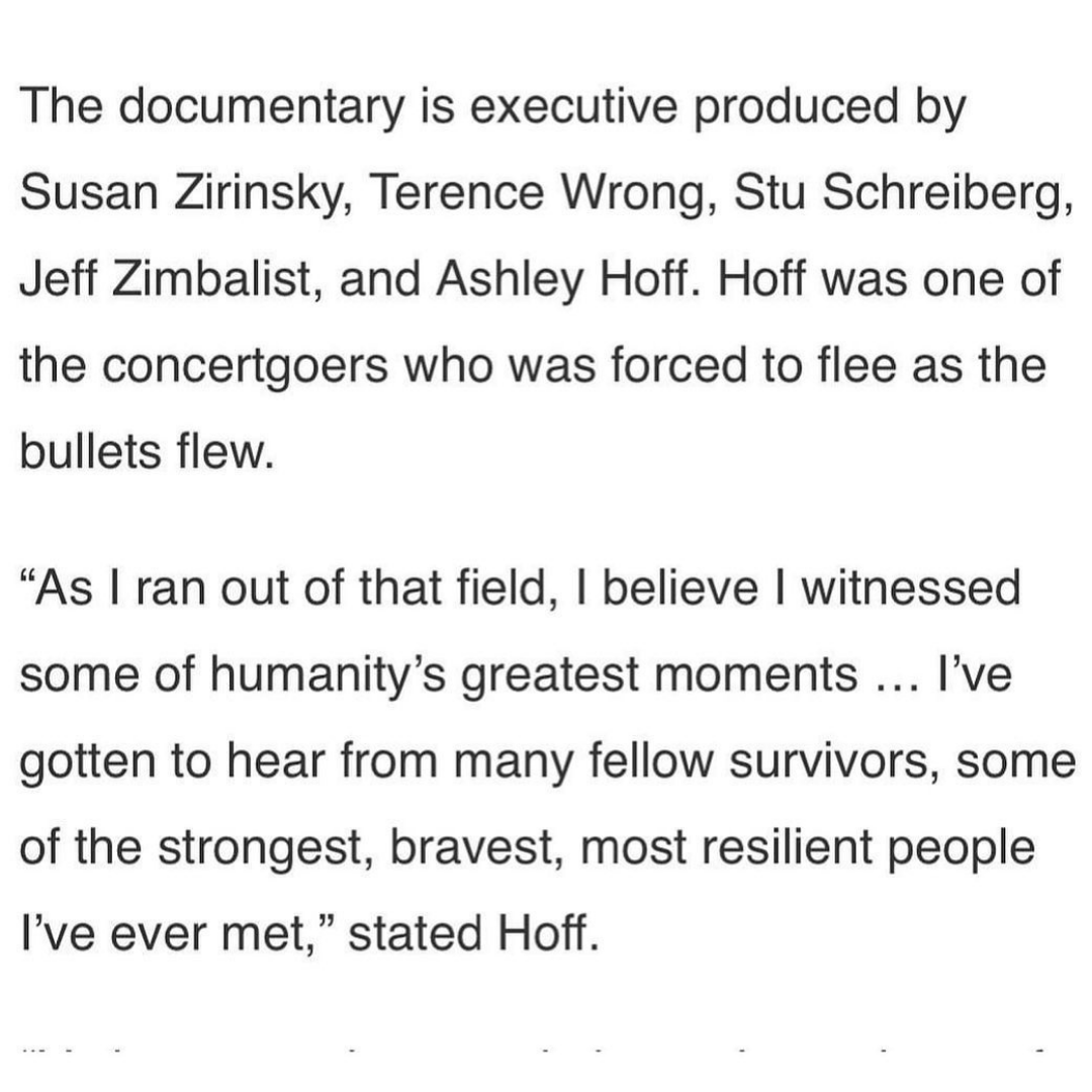 dailytrans's tweet photo. We are extremely proud to have worked on this. We know wholeheartedly that this will be told through the eyes of a survivor.
#route91survivor #countrystrong #11minutes
Link to trailer -WARNING - involves scenes/sounds from the event; watch with caution.
https://t.co/kemcMi2dGb https://t.co/cXqdq6qicy