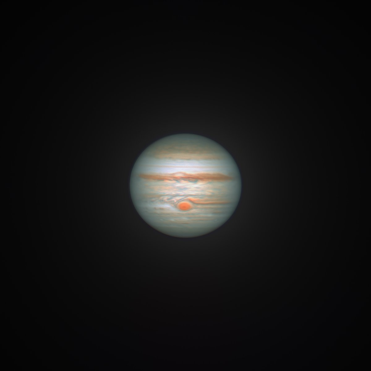 After staying up all night shooting it, here's my shot of Jupiter at 'Opposition'. This is the closest its been to Earth in 59 years.