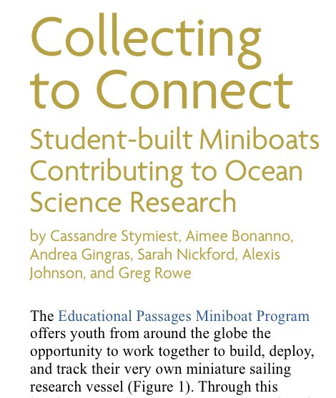 seastymiest's tweet photo. Perseverance pays off. So very proud of this article, the work behind it, and the partnerships that made it possible. It’s been a wild ride and we’re just getting started! https://t.co/rGC9BKX3CM