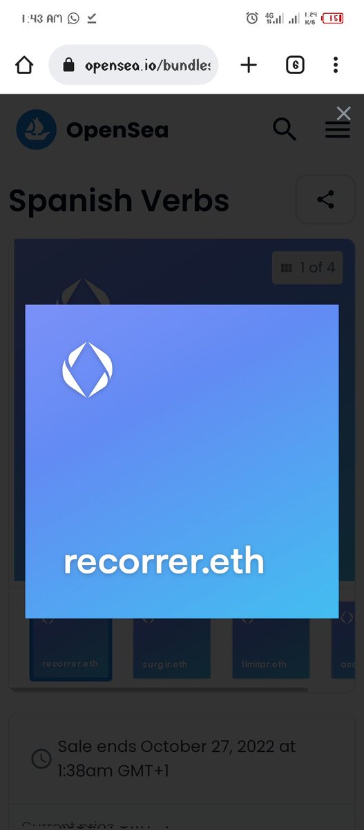 Got a Clean Spanish Verb Bundle ... 4Words 0.5Eth 💎  

opensea.io/bundles/ethere…