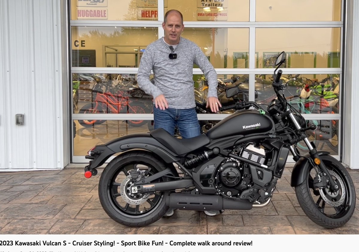GilbertsJim's tweet image. Here's Peter....
2023 Kawasaki Vulcan S - Cruiser Styling! - Sport Bike Fun! - Complete walk around review!
#kawasaki #kawasakivulcan #JimGilberts #fredericton
youtu.be/J2b8LllTelM