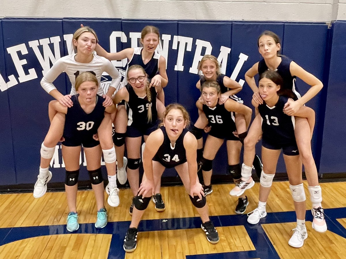 LCMSVolleyball's tweet photo. 7th-grade A, B, and C with wins against Glenwood at home. 🏐 https://t.co/m6ZrnmW8sL