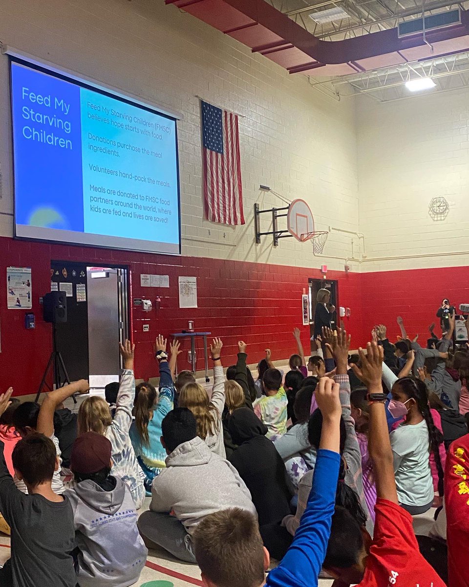 LinkLions's tweet photo. Today 3rd-6th grade had an assembly to learn about the purpose behind our field trip to Feed My Starving Children! Needless to say we are so excited to serve others and help these children in need! #weare54 #linknextlevel #showuptogether #linklions @fmsc_org https://t.co/Hi9tE7twA8