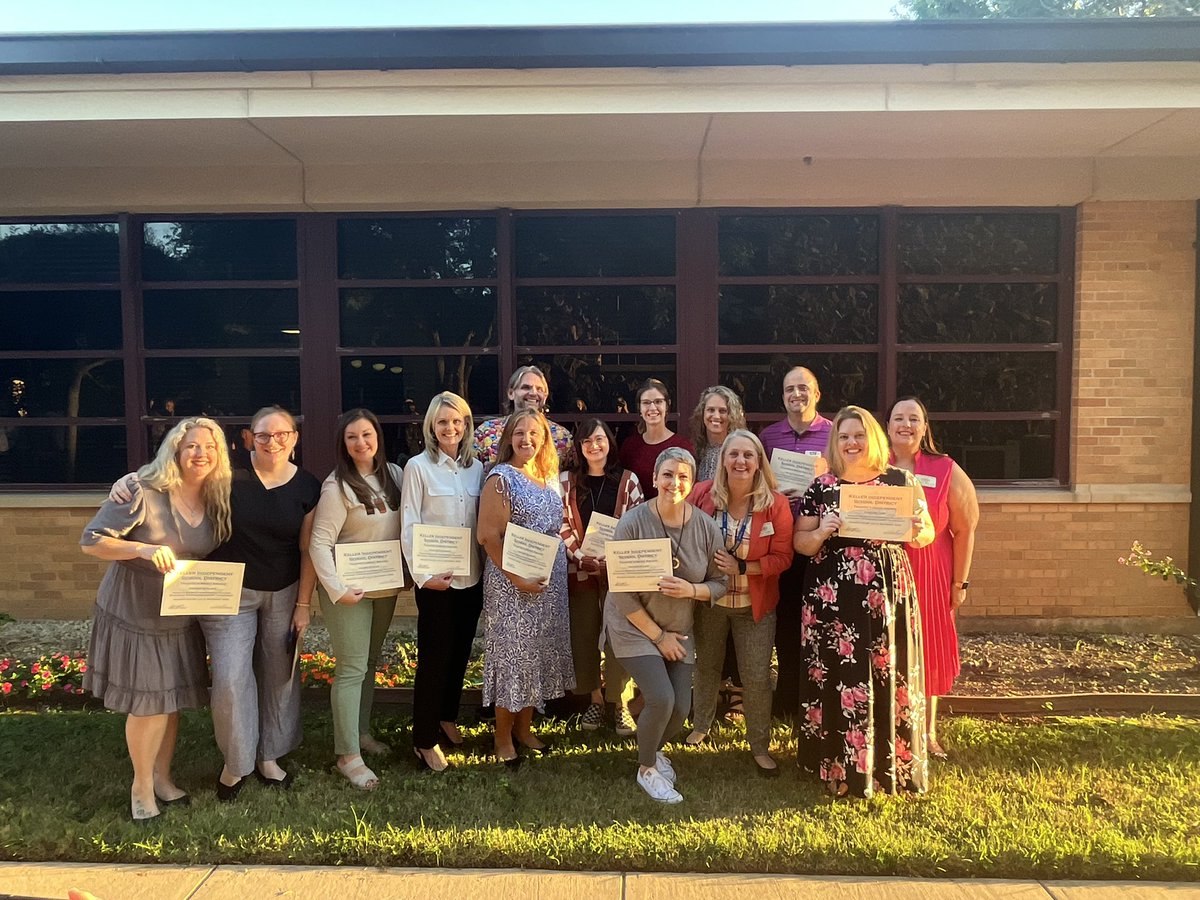 Crazy days are worth it when you get to recognize the hard work of amazing teachers! <a href="/NBPTS/">National Board</a> <a href="/KISDPL_Lead/">Keller ISD Professional Learning and Leadership</a> #kisdLADDER