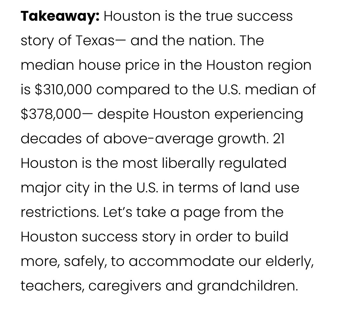 Grimezsz's tweet photo. @TFC207 Houston is the 4th populous metro in the entire nation with a median housing price lower than all the other cities on that list https://t.co/AbOwjFMn75